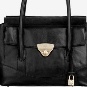 Modula Millie Black Leather Handbag